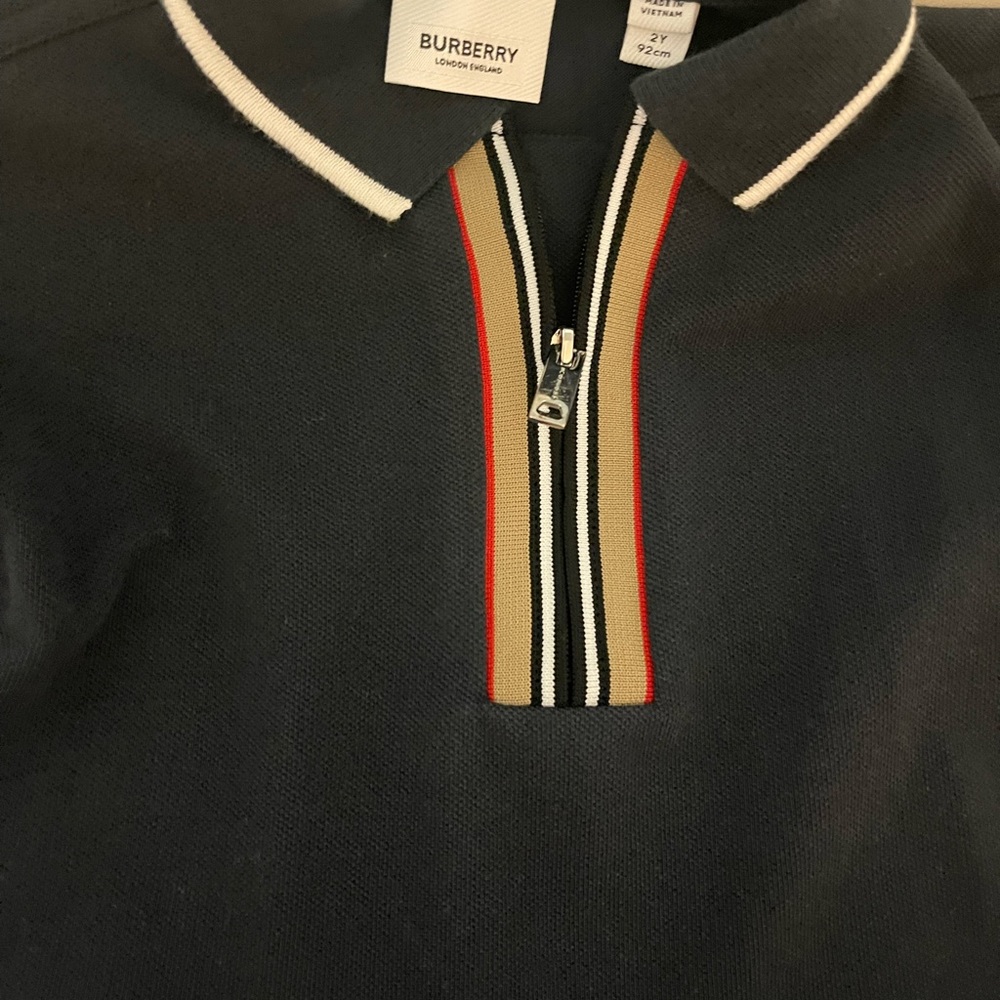 Toddler boy size 2  Burberry polo